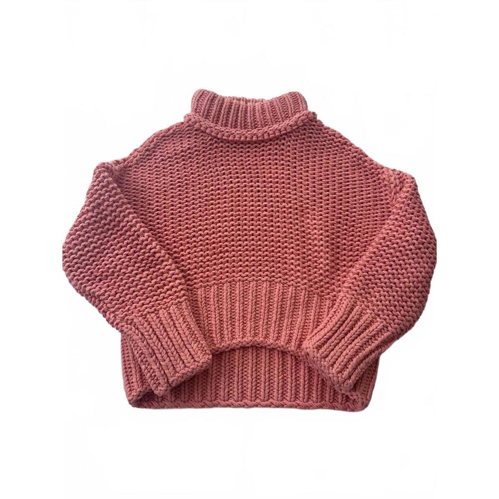 Free People My Only Sunshine Sweater Women’s XS Boho Chunky Knit Pullover